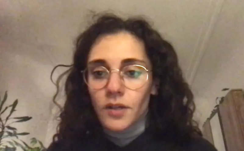 Videostill aus dem Vortrag von Elvon Cetin.