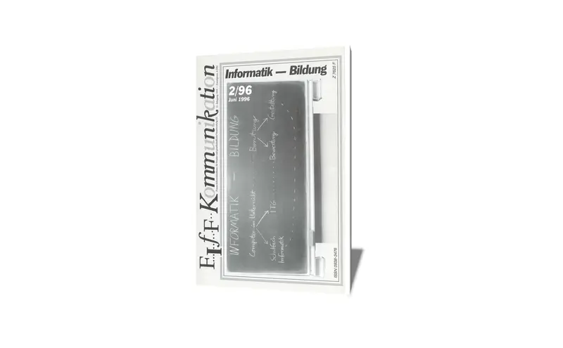 Cover der FIfF-Kommunikation 2/1996