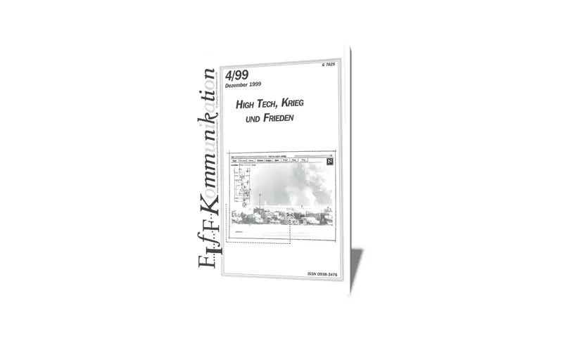 Cover der FIfF-Kommunikation 4/1999