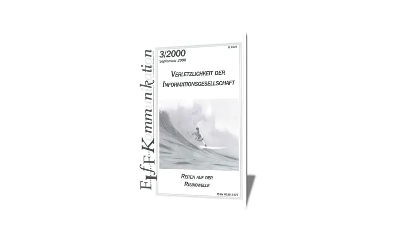 Cover der FIfF-Kommunikation 3/2000
