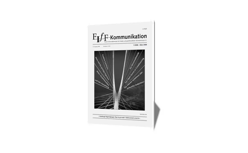 Cover der FIfF-Kommunikation 1/2008