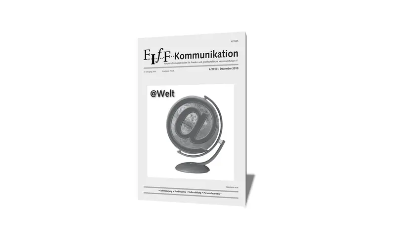 Cover der FIfF-Kommunikation 4/2010