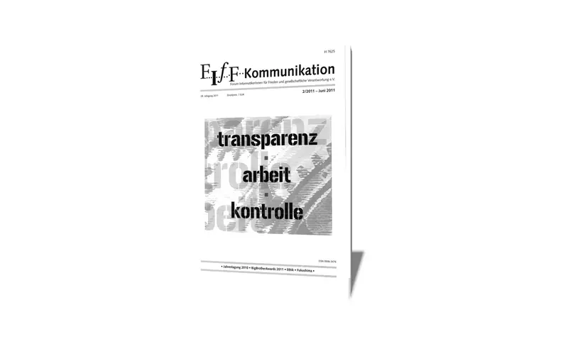 Cover der FIfF-Kommunikation 2/2011