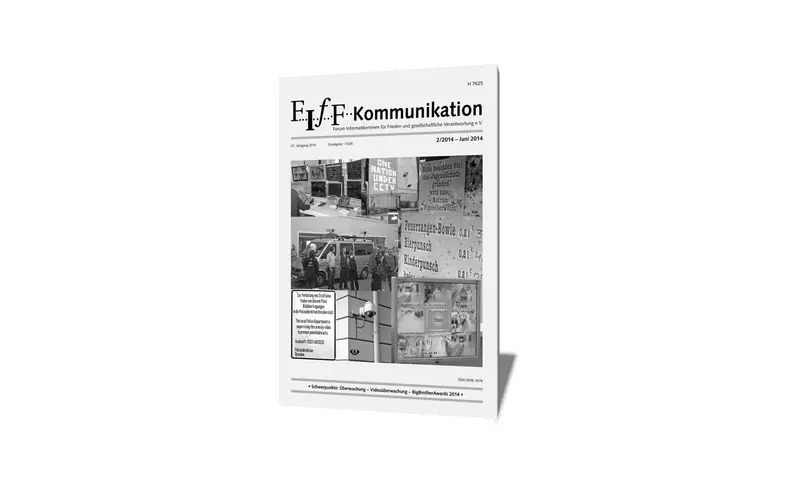 Cover der FIfF-Kommunikation 2/2014
