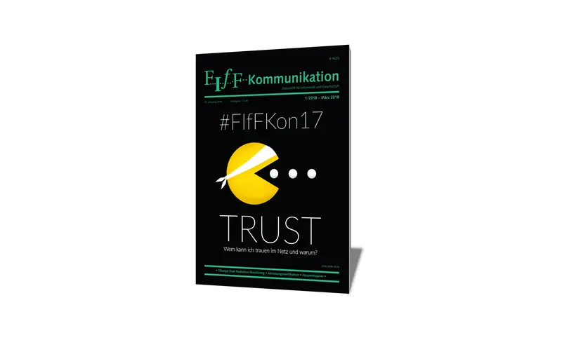 Cover der FIfF-Kommunikation 1/2018