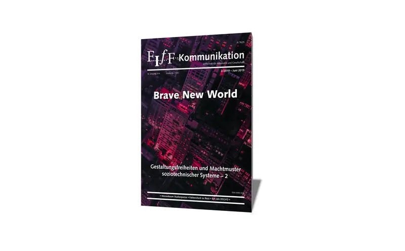 Cover der FIfF-Kommunikation 2/2019